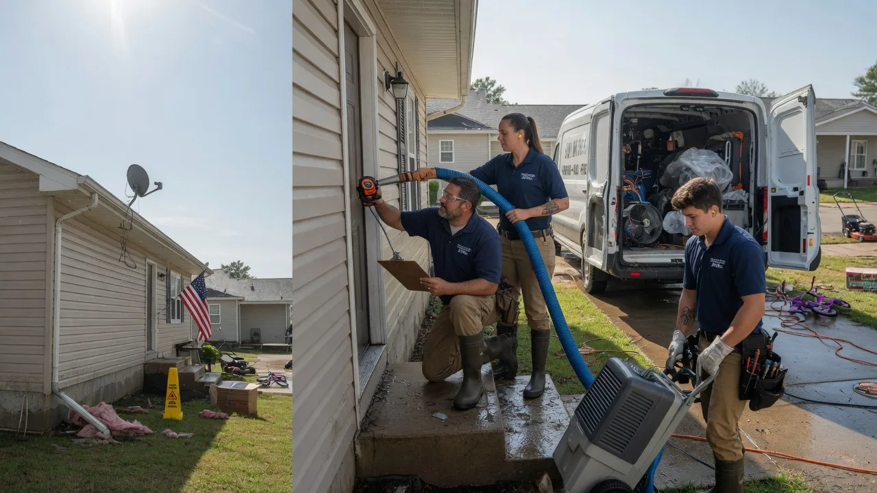 Ceiling Water Damage Restoration in Jersey, AR near me